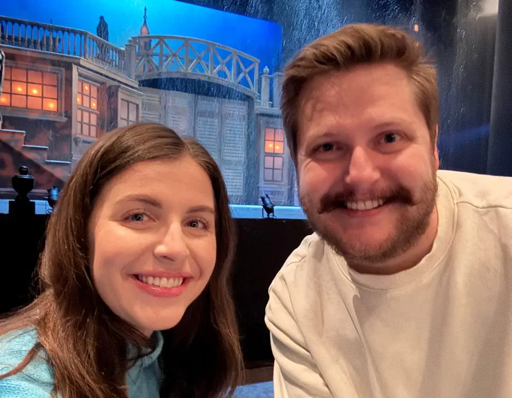 Joshua Doxey And His Wife At A Play.