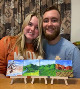Kylan Draper W/ Wife