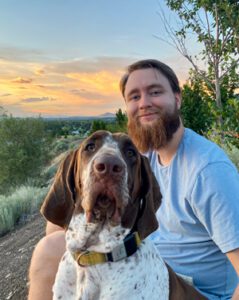 Kylan W/ His Dog