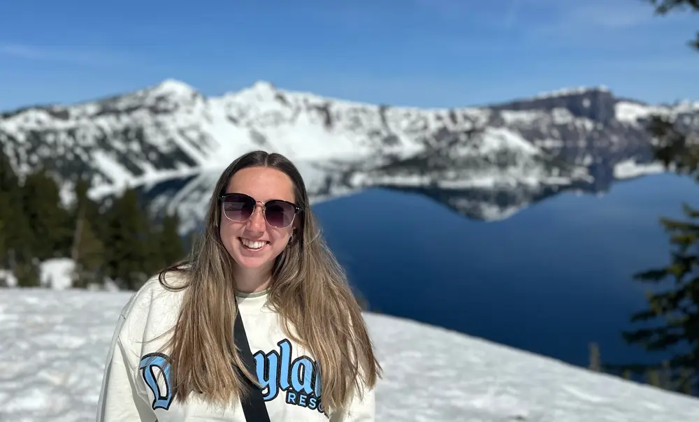 Taylor Reed in the mountains